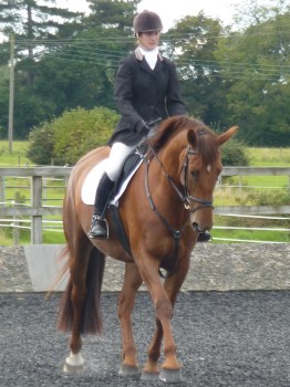 Sarah Harrington on Lily owned by Debbie Ruddling